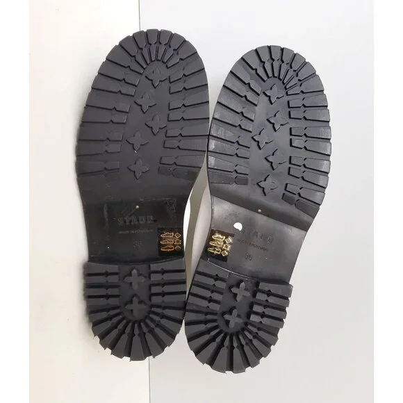 Staud Astro Puff Mule Flats White Size 36